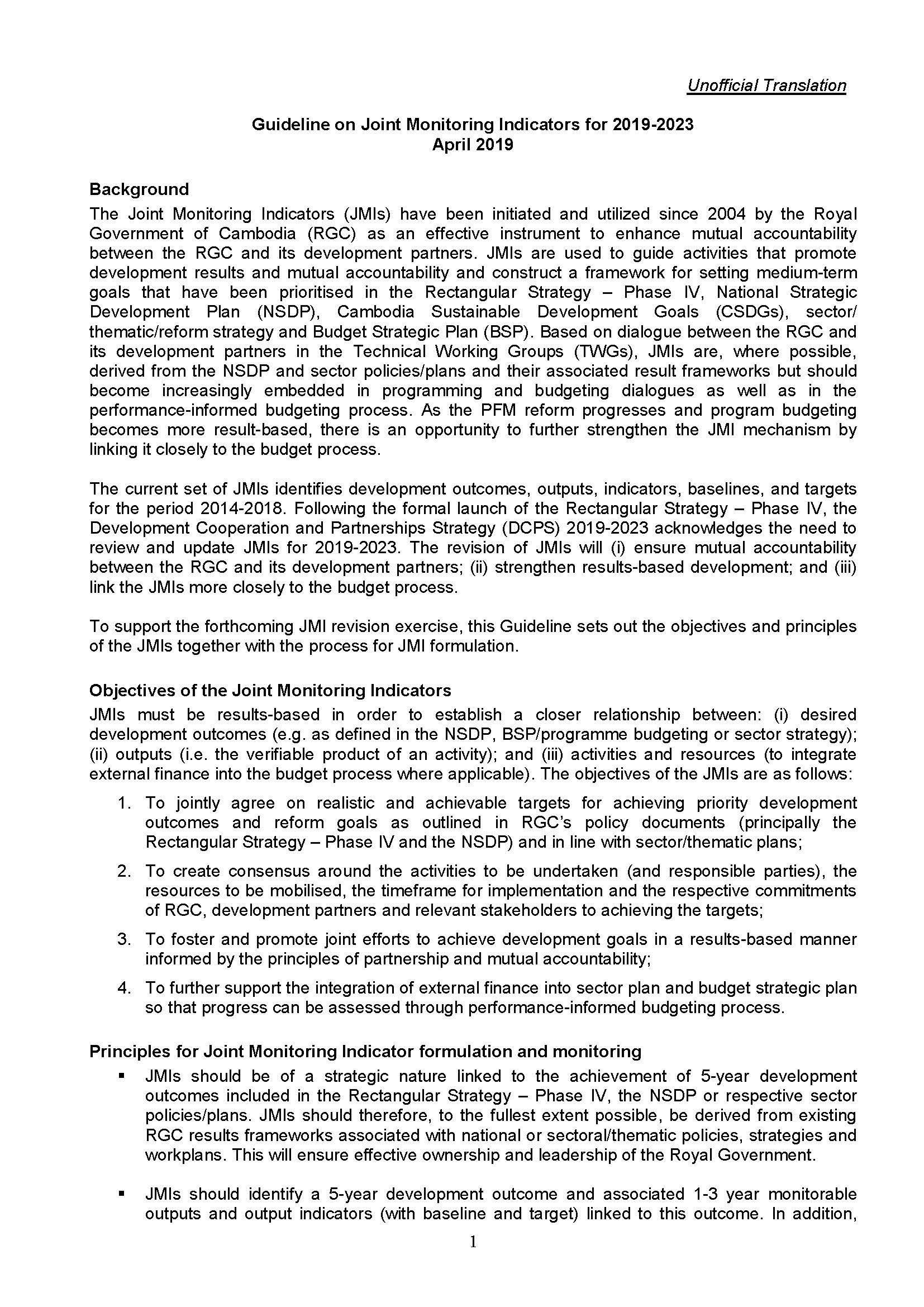 TWGs Guideline 2019