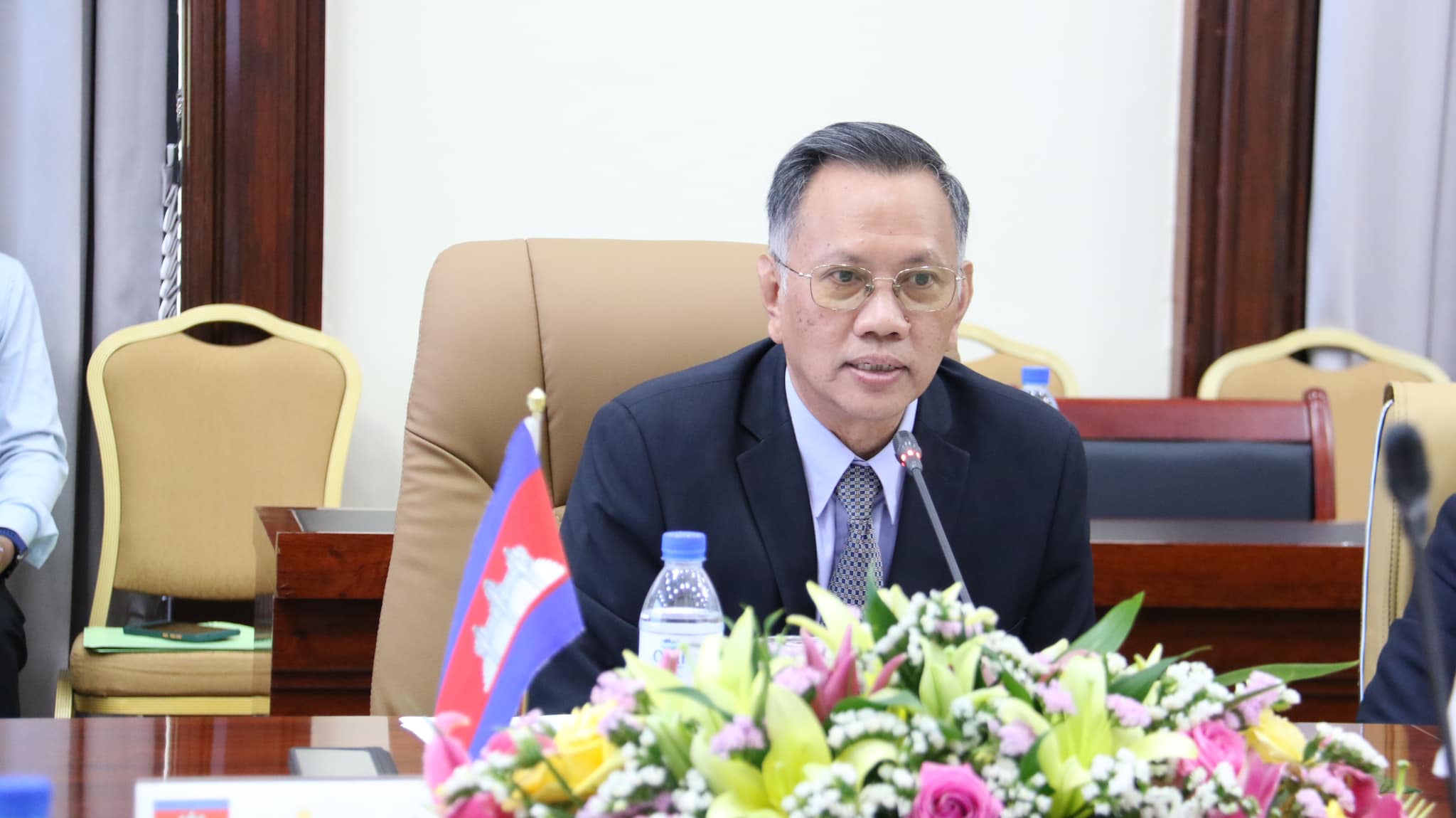 ជំនួបពិភាក្សាការងារជាមួយលោក TANINAI Ichitomo អនុប្រធានបេសកកម្មនៃស្ថានទូតជប៉ុនប្រចាំនៅកម្ពុជា