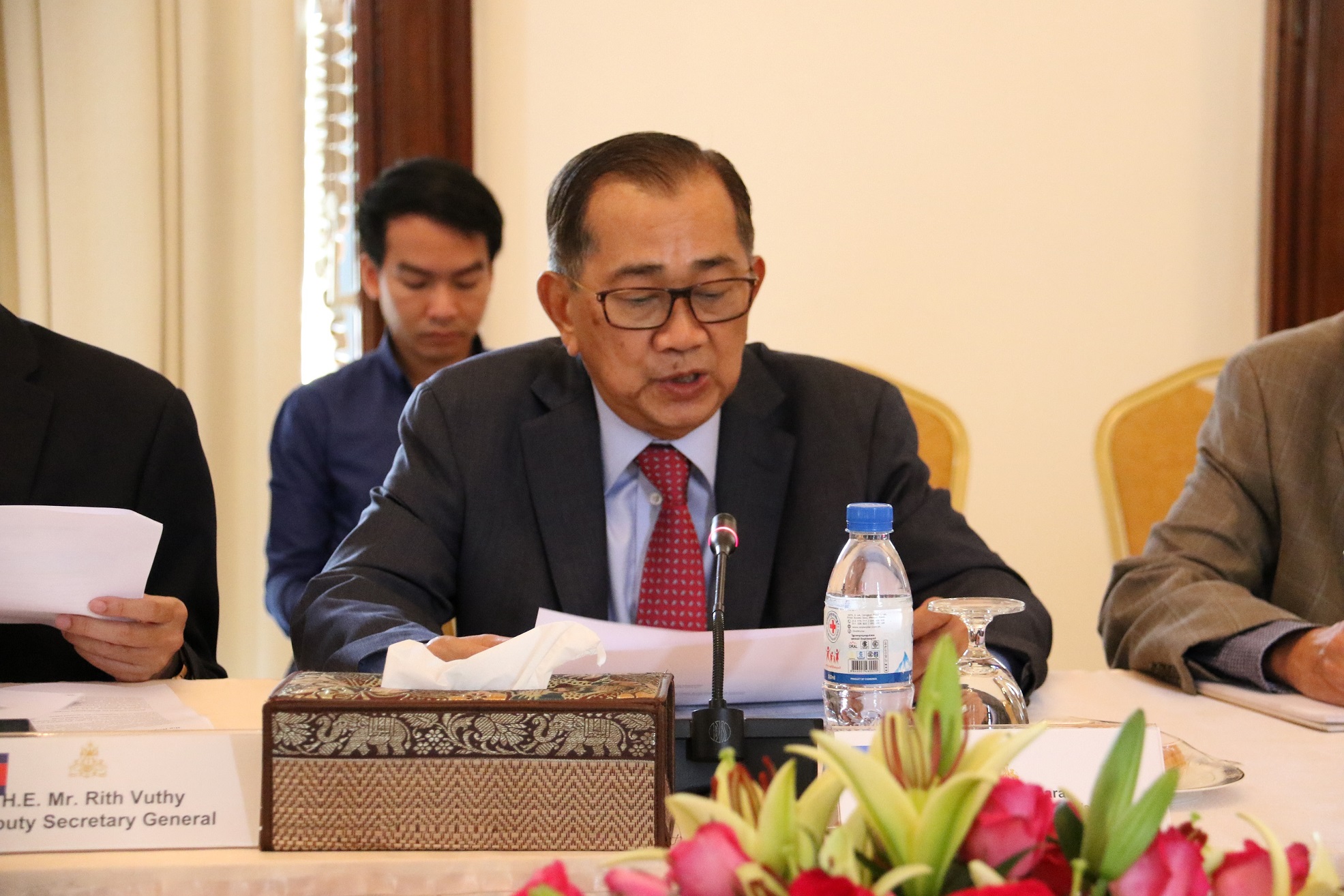 កិច្ចប្រជុំត្រៀម សម្រាប់កិច្ចចរចាស្ដីពីកិច្ចសហប្រតិបត្តិការអភិវឌ្ឍន៏ រវាង រាជរដ្ឋាភិបាលកម្ពុជា និង រដ្ឋាភិបាលសាធារណរដ្ឋសហព័ន្ធអាល្លឹម៉ង់ 