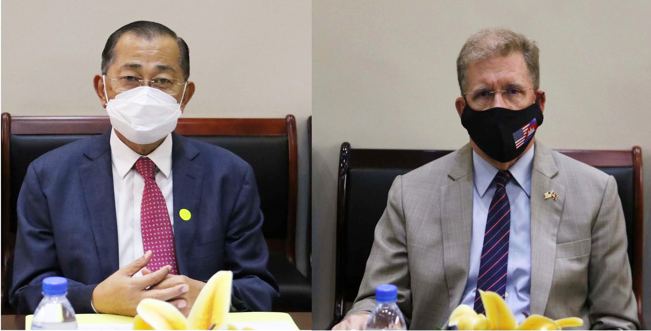 Courtesy Meeting between H.E. Minister Chhieng Yanara and H.E. Ambassador W. Patrick Murphy