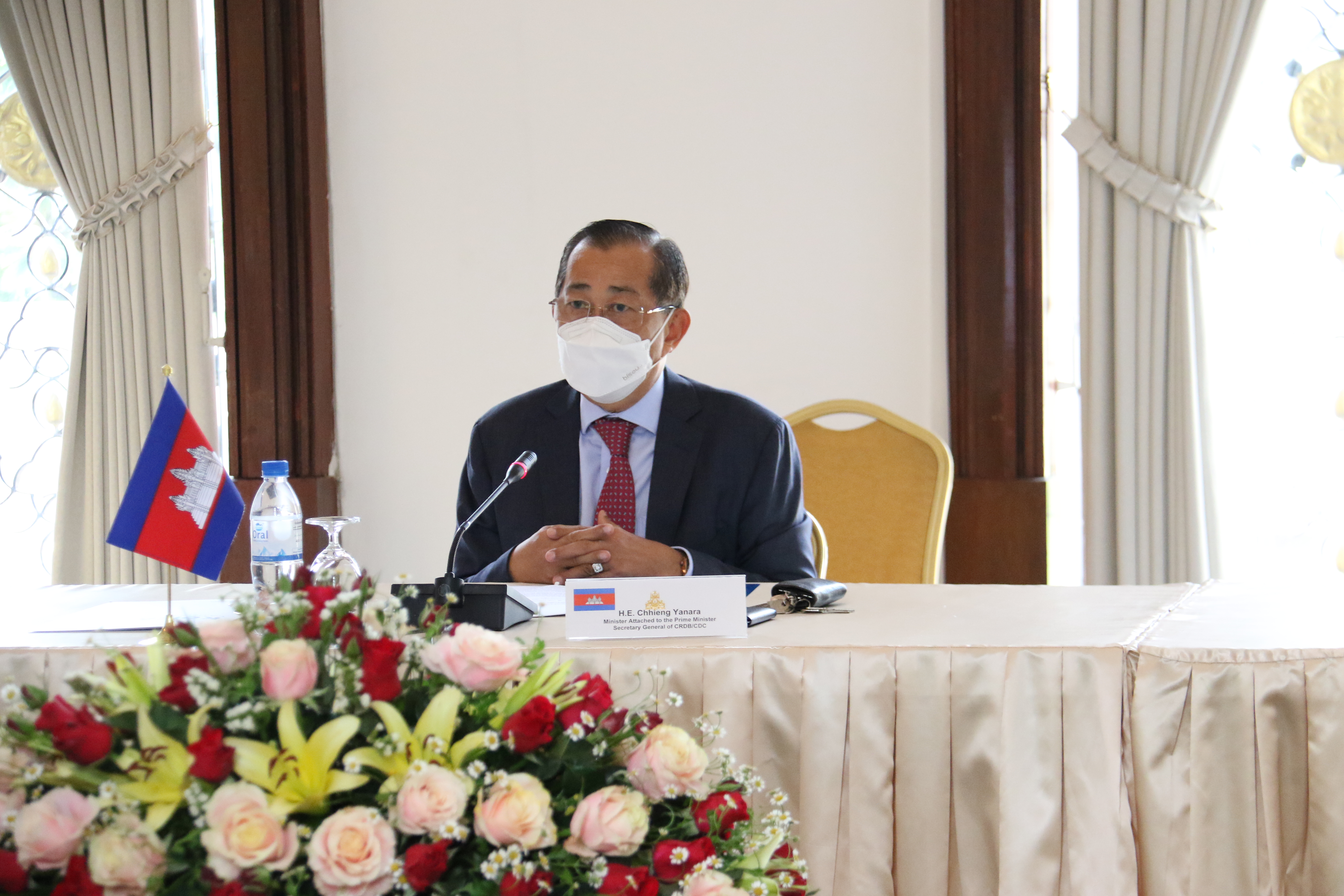 Courtesy Meeting between H.E. Minister Chhieng Yanara and H.E. Dr. Im Jeong Hee