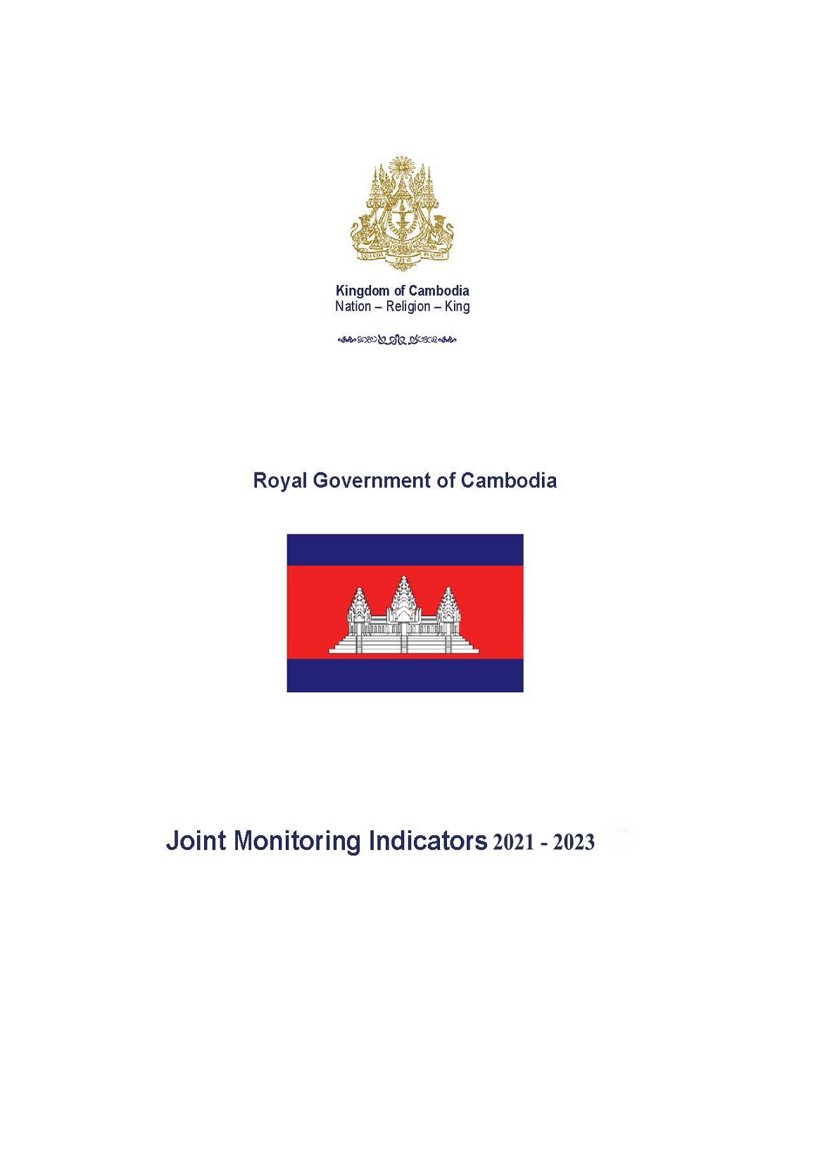 Joint Monitoring Indicators 2021 - 2023